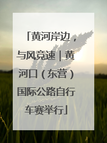 黄河岸边，与风竞速｜黄河口（东营）国际公路自行车赛举行