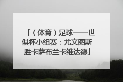 （体育）足球——世俱杯小组赛：尤文图斯胜卡萨布兰卡维达德