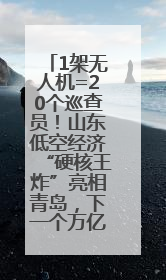 1架无人机=20个巡查员！山东低空经济“硬核王炸”亮相青岛，下一个万亿赛道藏在这里