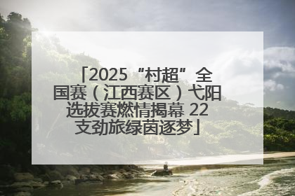 2025“村超”全国赛（江西赛区）弋阳选拔赛燃情揭幕 22支劲旅绿茵逐梦