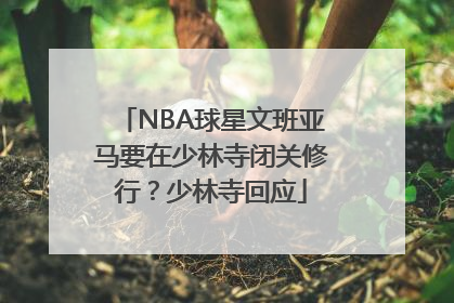 NBA球星文班亚马要在少林寺闭关修行？少林寺回应