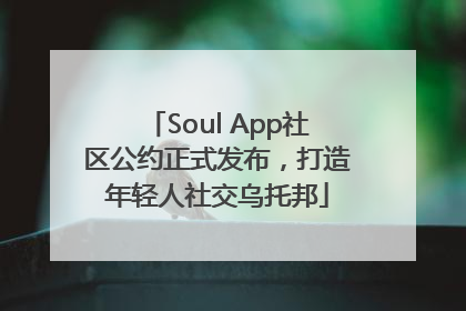 Soul App社区公约正式发布，打造年轻人社交乌托邦